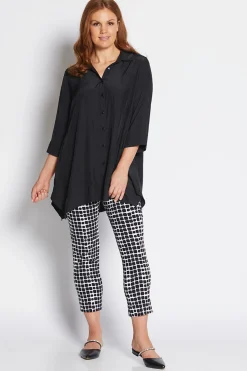 Best 7/8 Easy Pant - Black Stark - PH13 Ladies Pants