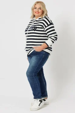 Outlet Amour Stripe Jumper - TZ53 Jumpers & Knitwear