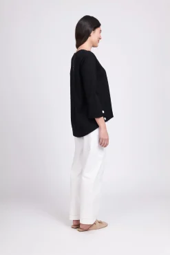 Clearance An Eye For Detail Top - Black - F54 Shirts & Tops