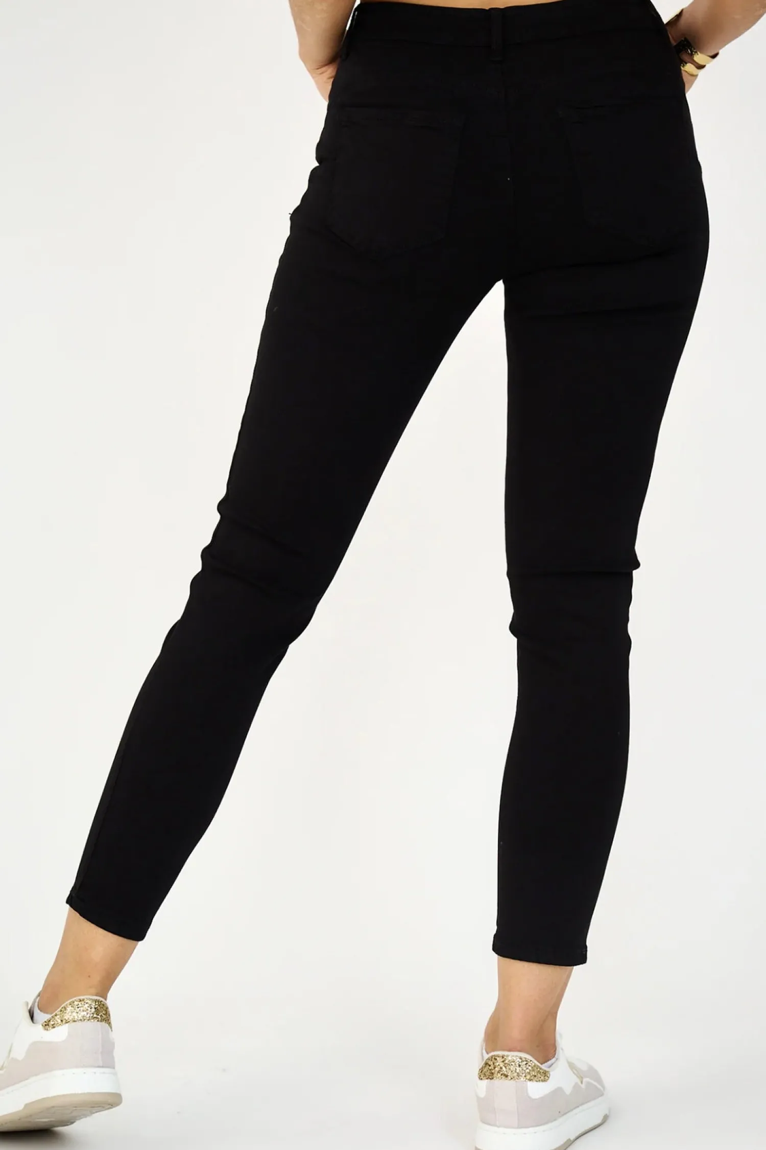 Clearance Anna High Rise Jeans - Black - AL1 Women Women's Jeans