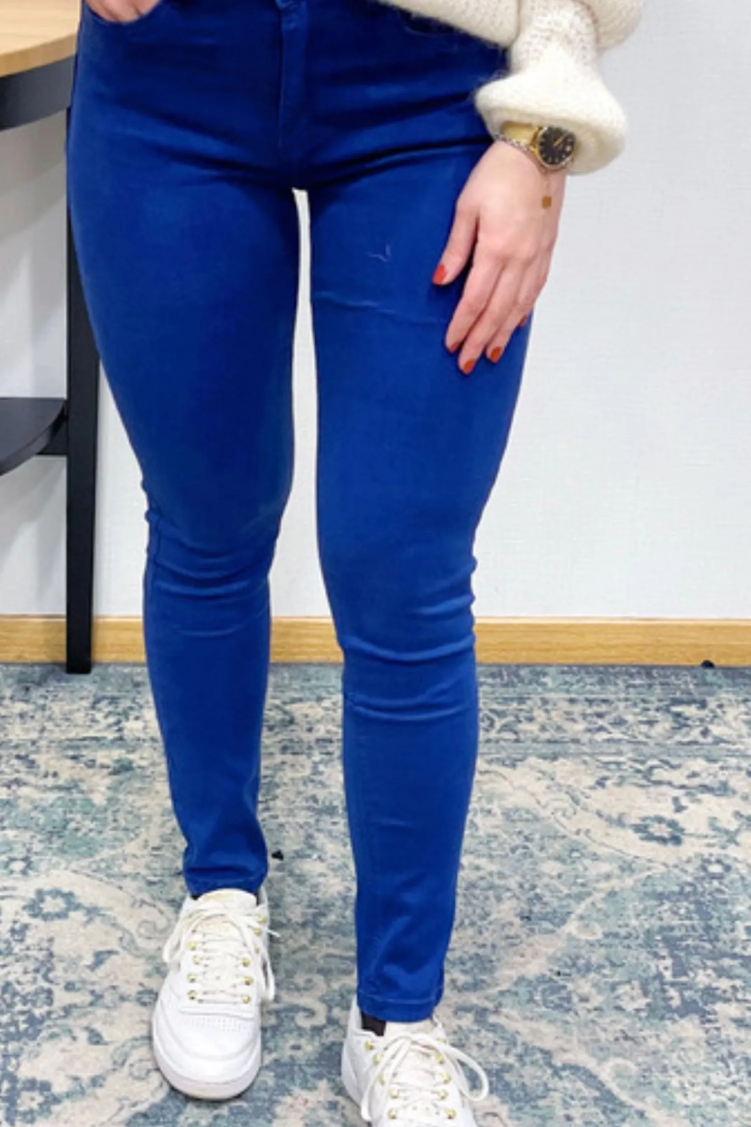 Anna High Rise Jeans - Blue - AL1 Women Women's Jeans
