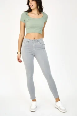 Outlet Anna High Rise Jeans - Grey - AL1 Women Women's Jeans