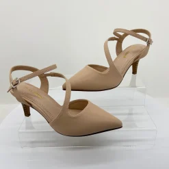 Online April Pointed Heel - Nude - C2 Wedding Shoes|Heels