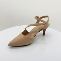 Online April Pointed Heel - Nude - C2 Wedding Shoes|Heels