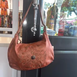 Sale Asher Hobo Bag - Oak - AV6 Handbags