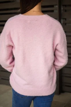 Clearance Aurelia Jumper - Baby Pink - SO6 Jumpers & Knitwear