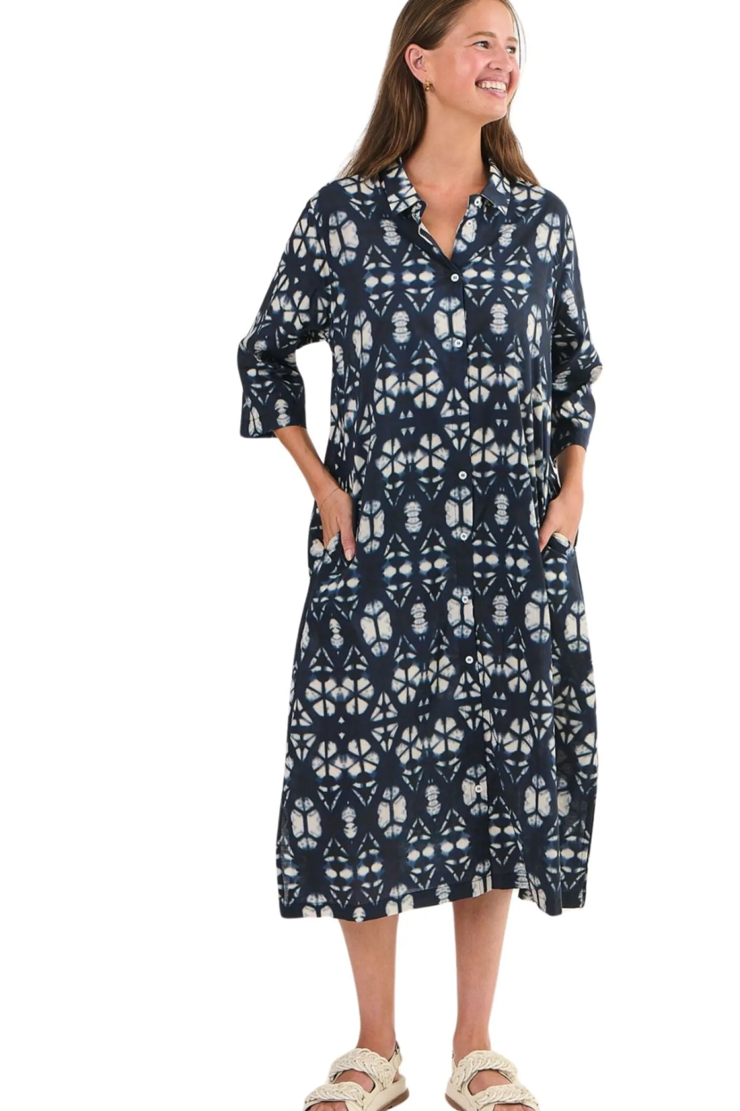 New Avalon Cotton Dress - Fracture - N15 Dresses