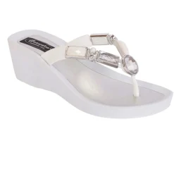 Best Bamboo Wedge - White - GC5 Wedges|Sandals