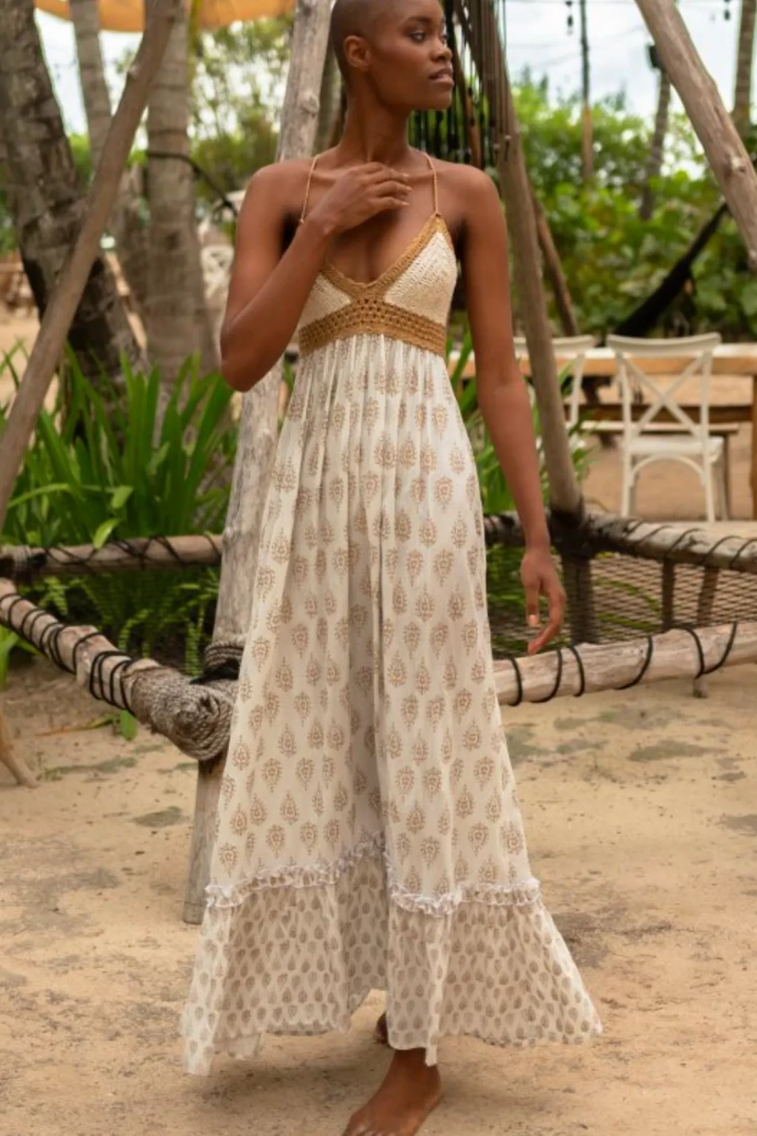Sale Belen Dress - Vanilla - M35 Dresses