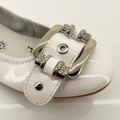 Clearance Bellez - White - DJ5 Flats