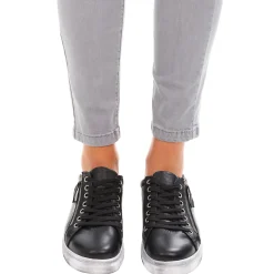 Best Black Tatter Leather Sneaker - RS3 Sneakers
