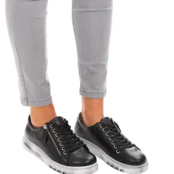 Best Black Tatter Leather Sneaker - RS3 Sneakers