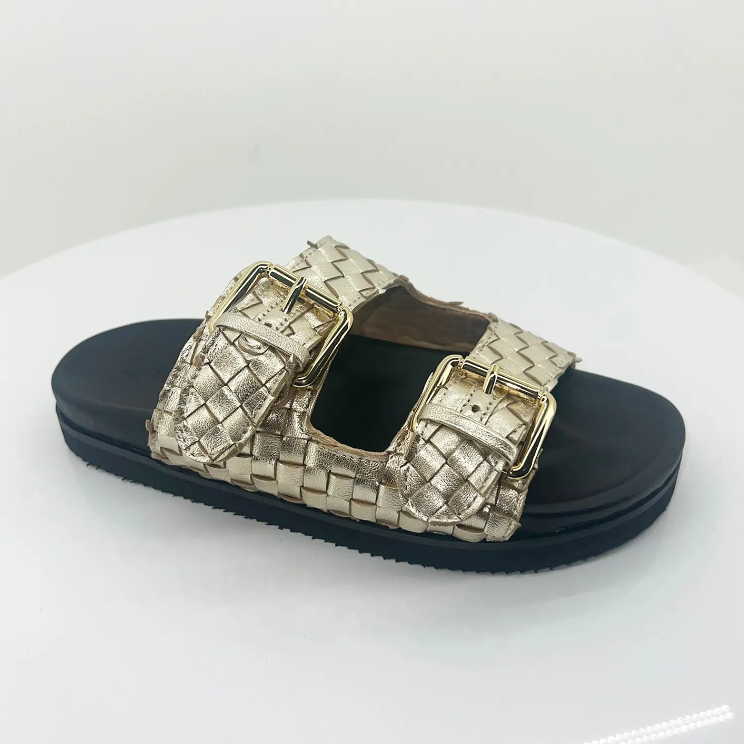 Clearance Blair Sandal - Washed Gold -HS8 Casual Shoes|Flats