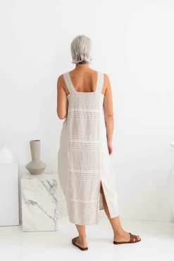 Hot Cadore Dress - Sand - IC42 Linen Lovers|Dresses