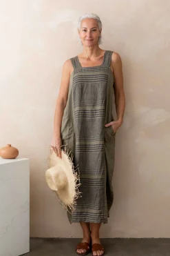 Hot Cadore Dress - Slate - IC42 Linen Lovers|Dresses