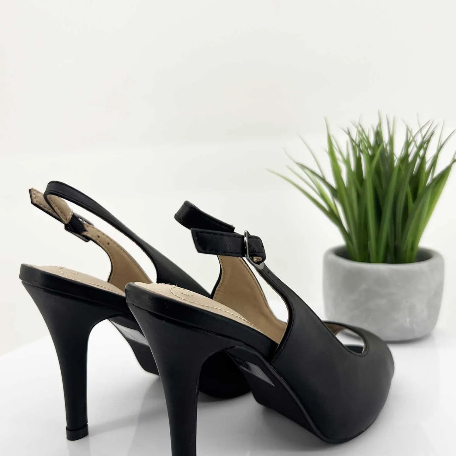 Caelia Heel | Black | C1 Wedding Shoes|Heels