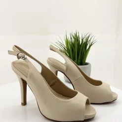 Clearance Caelia Heel | Nude | C1 Wedding Shoes|Heels