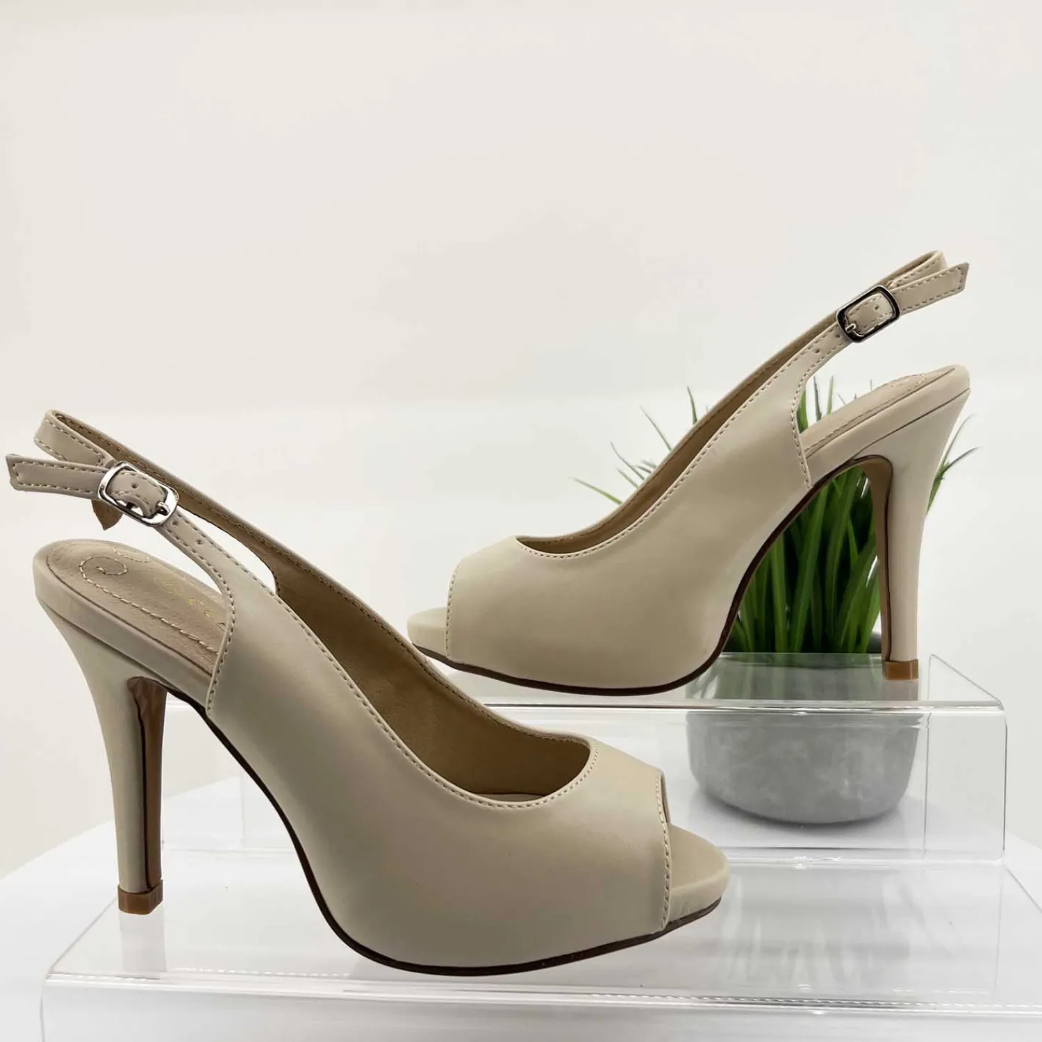 Clearance Caelia Heel | Nude | C1 Wedding Shoes|Heels
