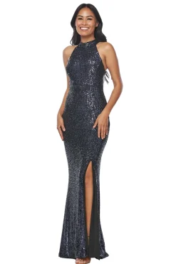 Sale Calista Sequin Dress - Navy - Z26 Weddings & Events