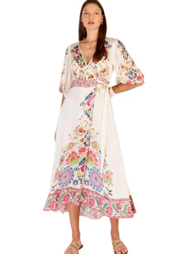 Online Camille Wrap Dress - Multi - RY2 Dresses