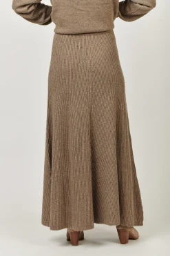 New Cashmere Khaki Skirt - OJ35 Skirts
