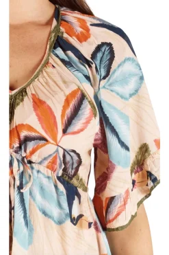 Sale Cayman Tie Dress - Print - LS1 Dresses