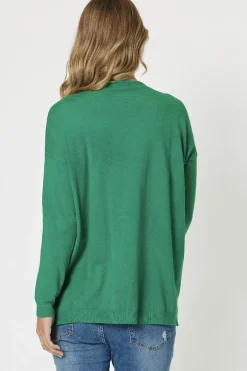 Sale Cest La Vie Sweat - Ivy - TZ21 Jumpers & Knitwear
