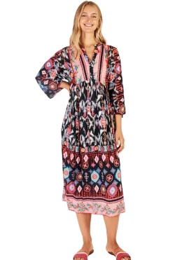 Discount Clara Midi Dress - Print - LL6 Dresses