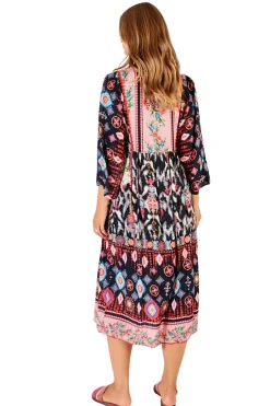 Discount Clara Midi Dress - Print - LL6 Dresses