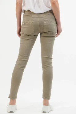 New Classic Button Jeans - Elk - IS10 Women Women's Jeans