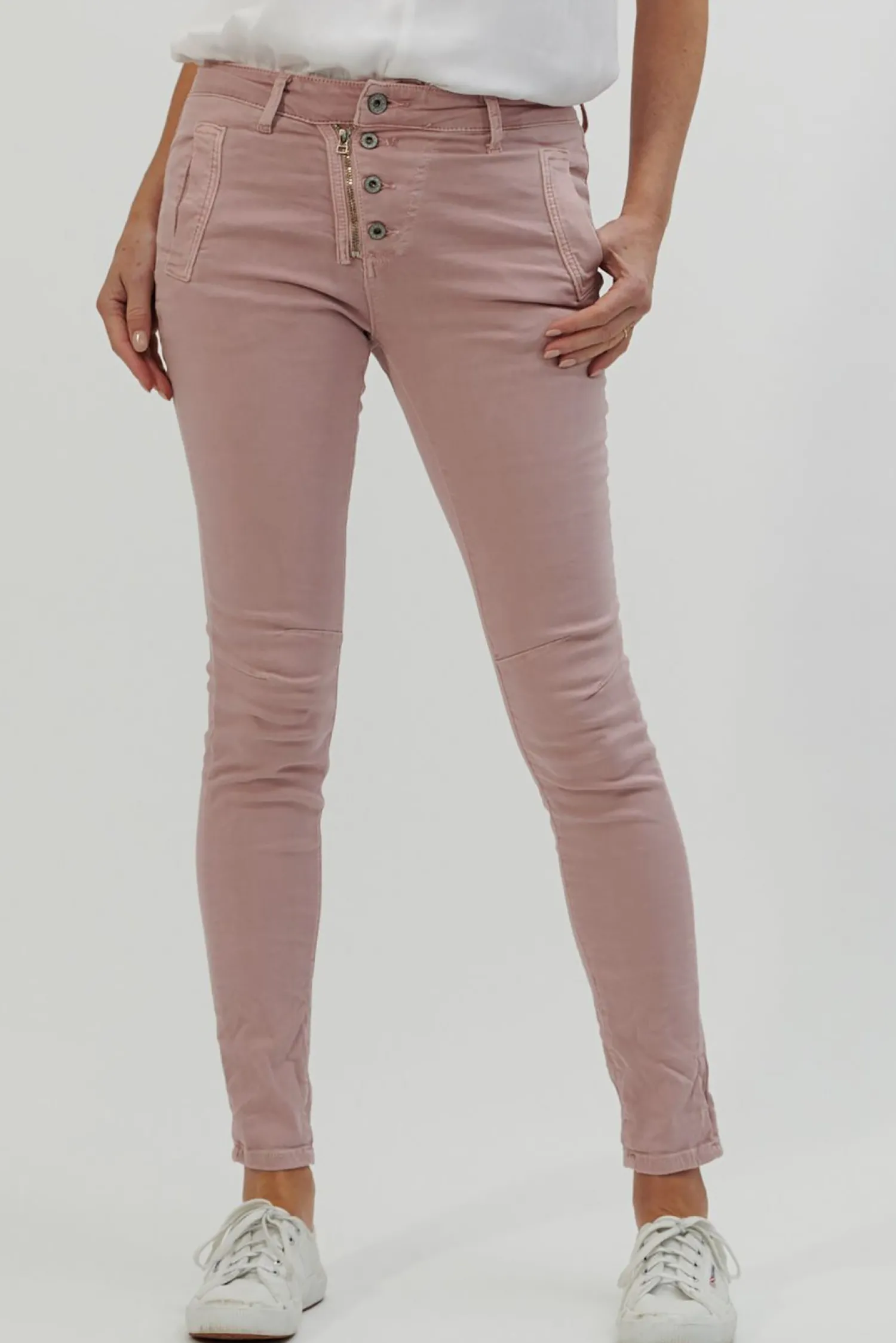 Online Classic Button Jeans - Musk - IS10 Women Women's Jeans
