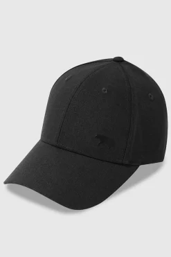 Outlet Cleo Bear Linen Cap - Black - RB13 Activewear