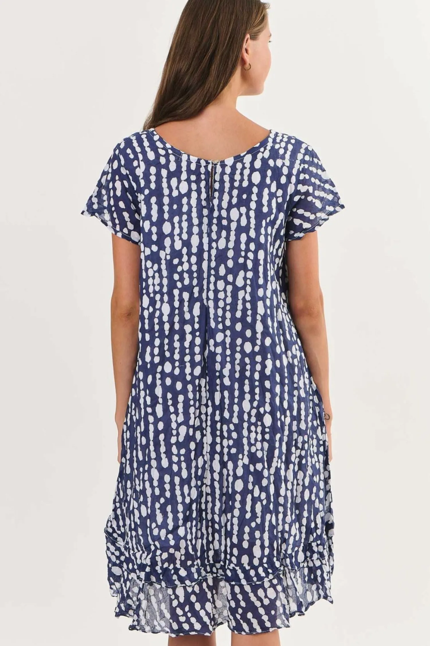 Hot Corindi Cotton Dress - Freshwater Pearl - N4 Dresses