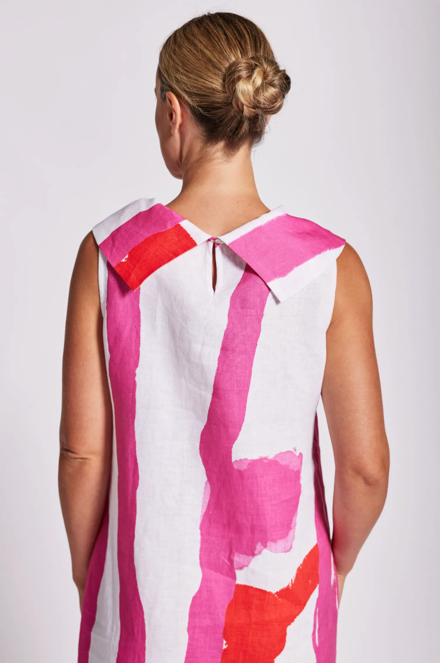 Hot Cowl Neck Dress - Pink/Orange - SS23 Dresses