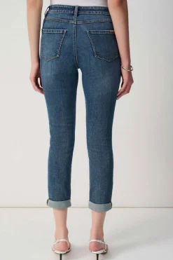 Sale Cropped Jeans With Rolled Hem - Denim - JR28 Women Women's Jeans