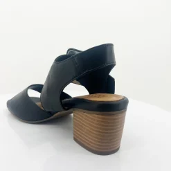 Online Daisy Heeled Sandal - Black - RS5 Sandals