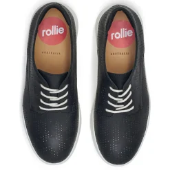 Derby City Maze | Black | RO6 Casual Shoes