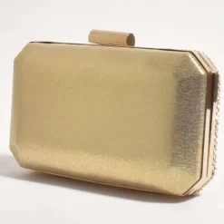 Hot Diamante Mesh Clutch - Gold Crystal - AD17 Handbags