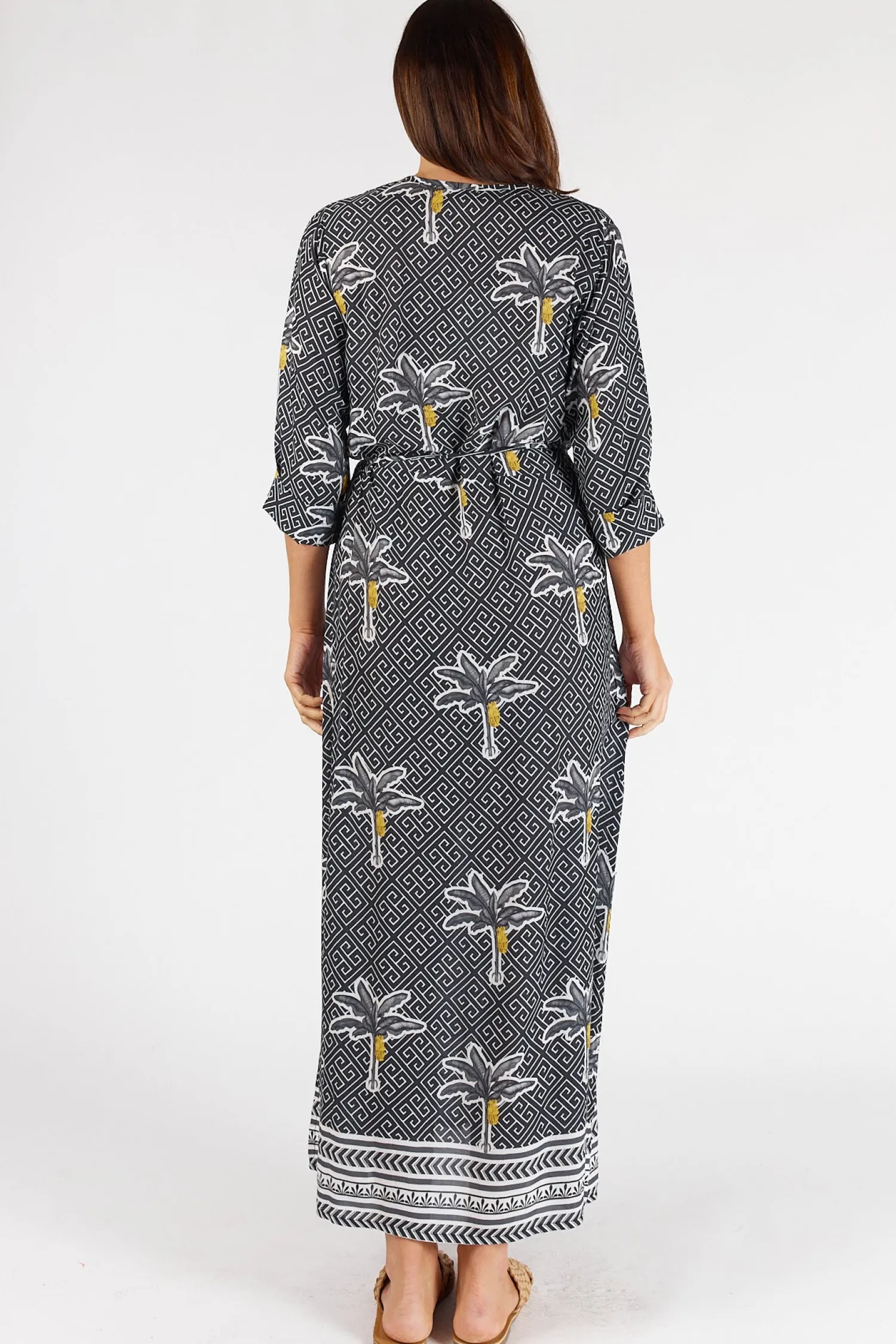 Dominica Kaftan - Ebony - LS9 Dresses
