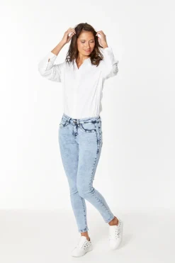 Hot Dublin Hybrid Jeans - Wash - NLJ4 Women Women's Jeans