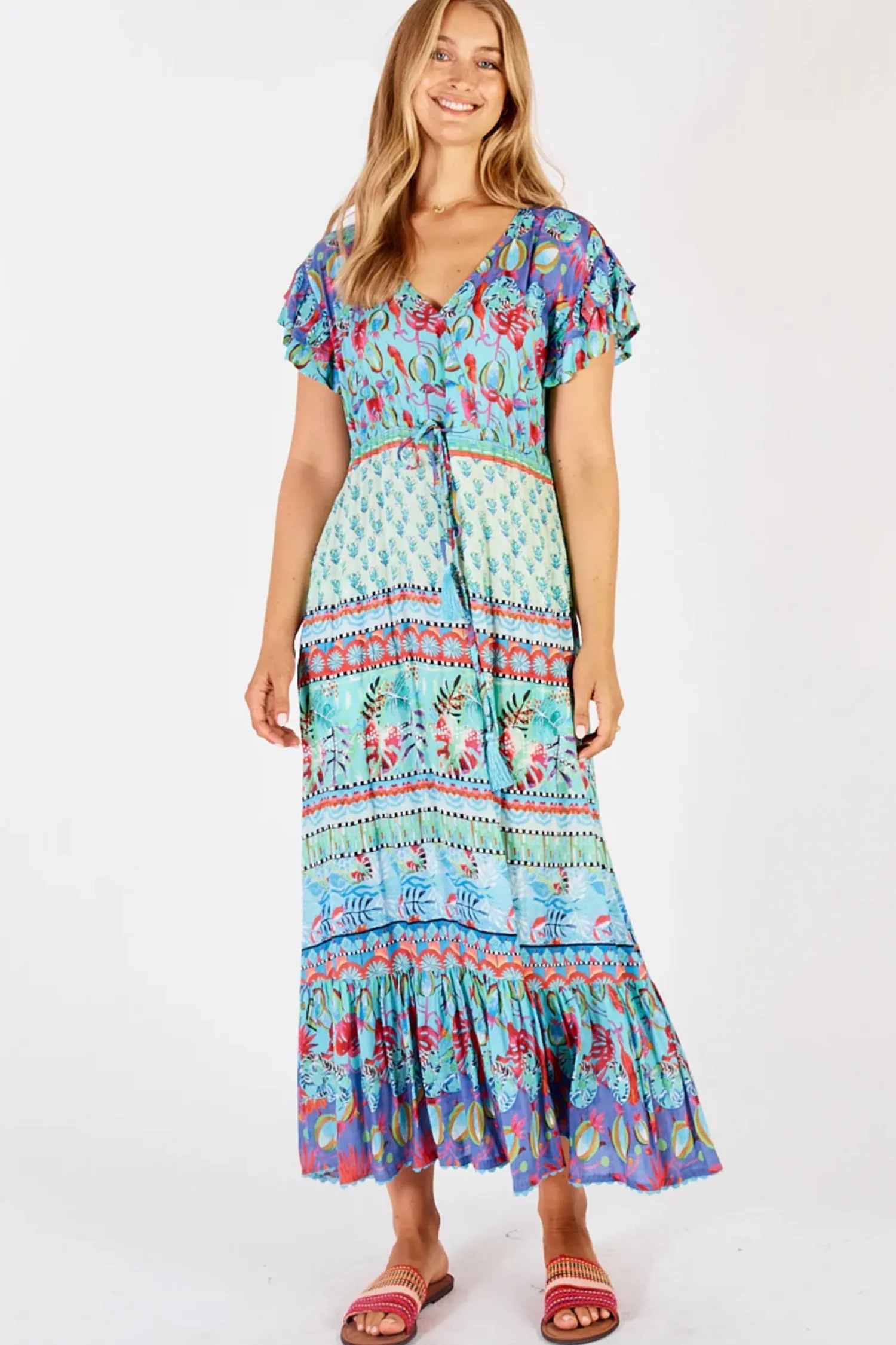 New Elisie Midi - Sea - LL21 Dresses