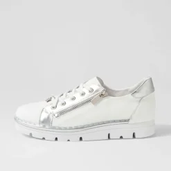 Best Elos Sneaker - White And Silver - TE8 Sneakers