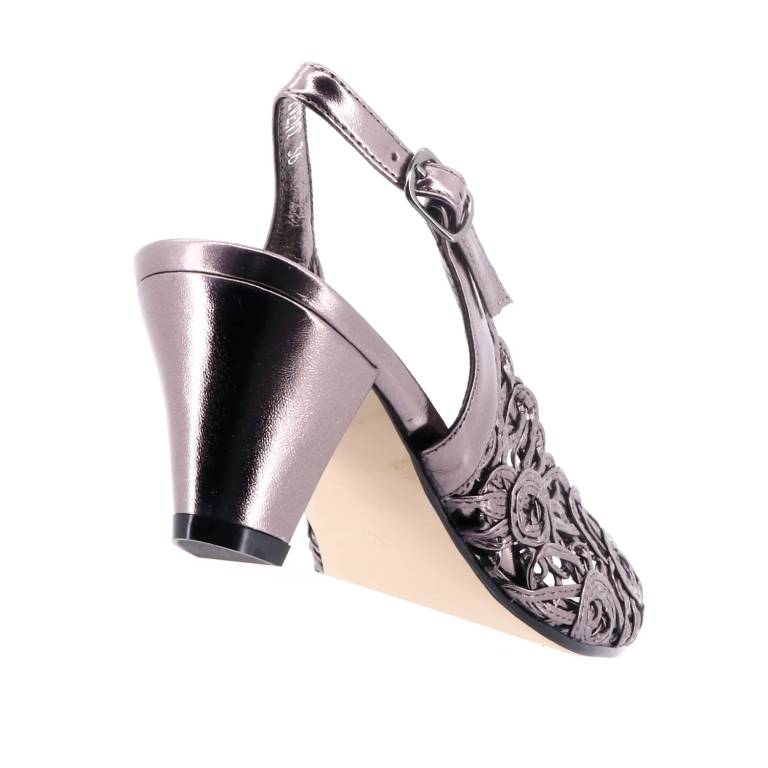 Clearance Event Heels | Pewter | EK1 Wedding Shoes|Heels