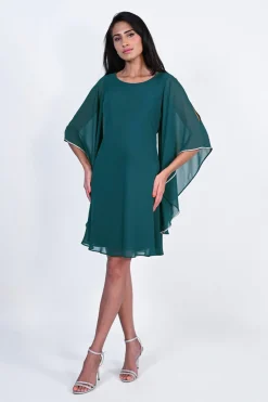 Clearance Evie Chiffon Dress - Green - FL3 Weddings & Events