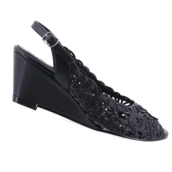 New Excel Wedge | Black | EK2 Wedding Shoes|Wedges