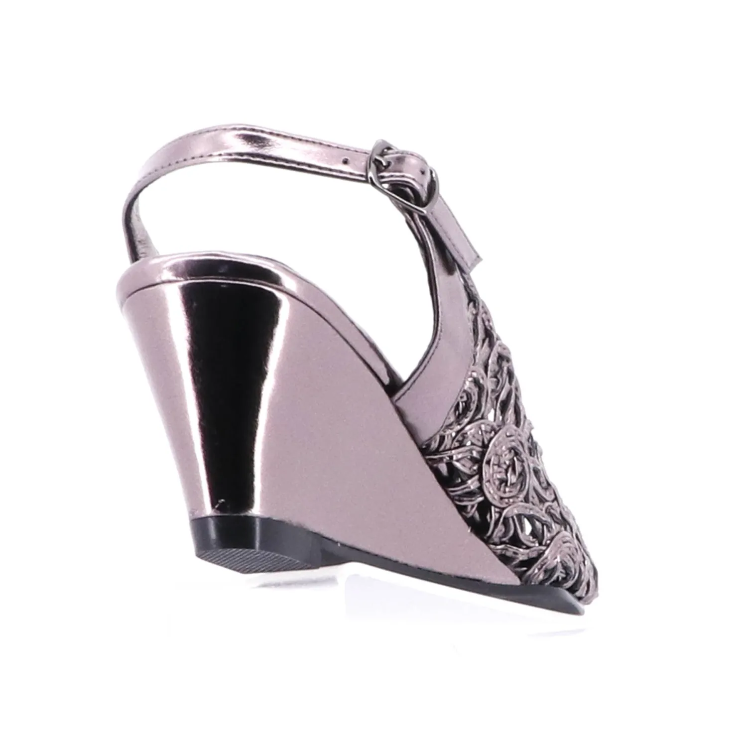 Excel Wedge | Pewter | EK2 Wedding Shoes|Wedges