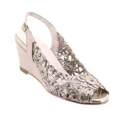Sale Excel Wedge | Soft Gold | EK2 Wedding Shoes|Wedges