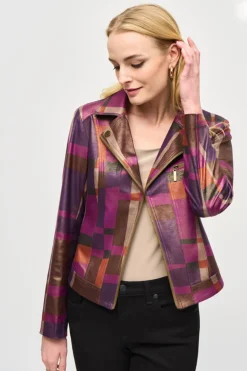 Hot Foil Print Jacket - Multi - JR6 Coats & Jackets