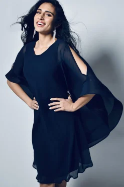 Outlet Freda Woven dress - Navy - FL33 Weddings & Events