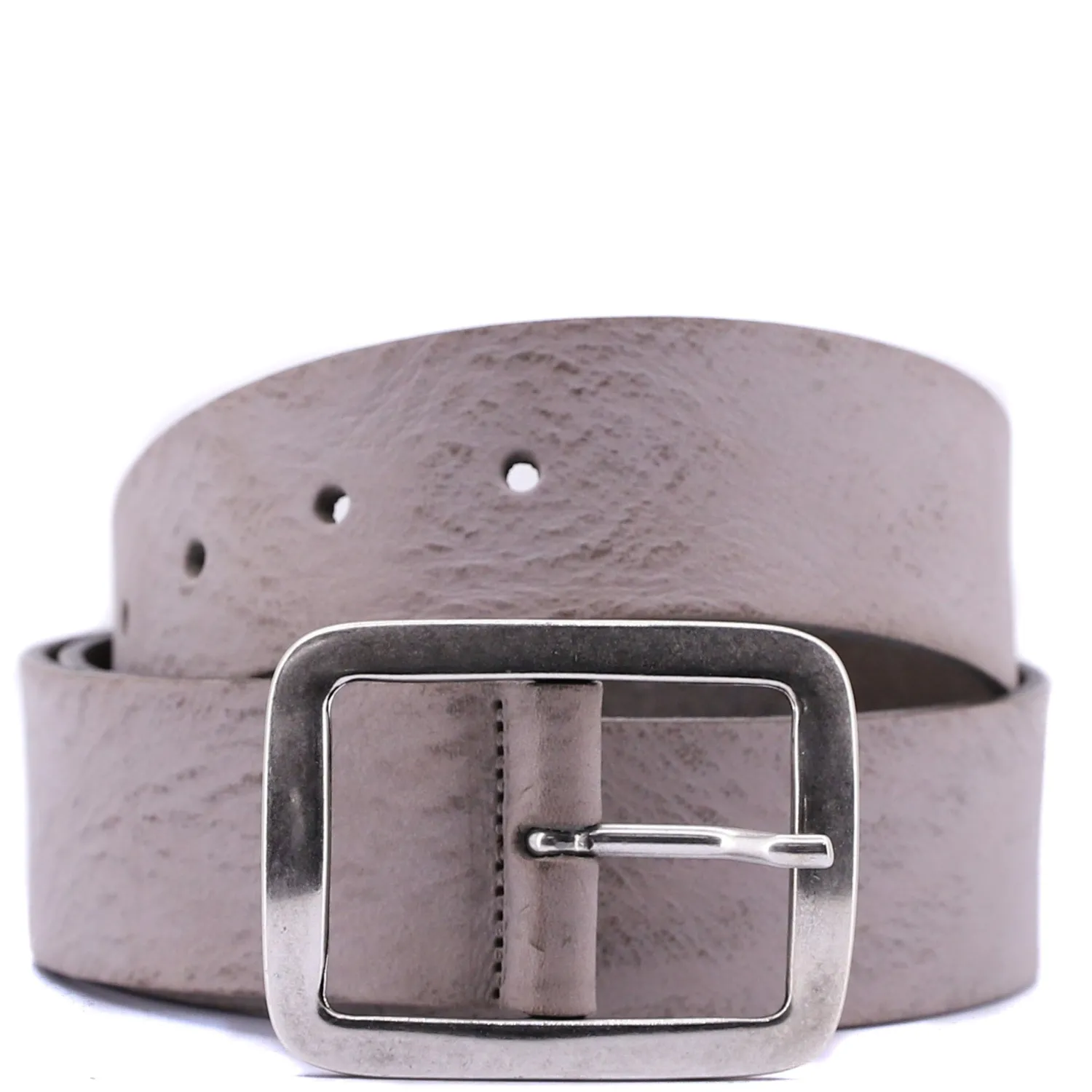 New Full-grain Leather Belt | Mouse Grey Belts